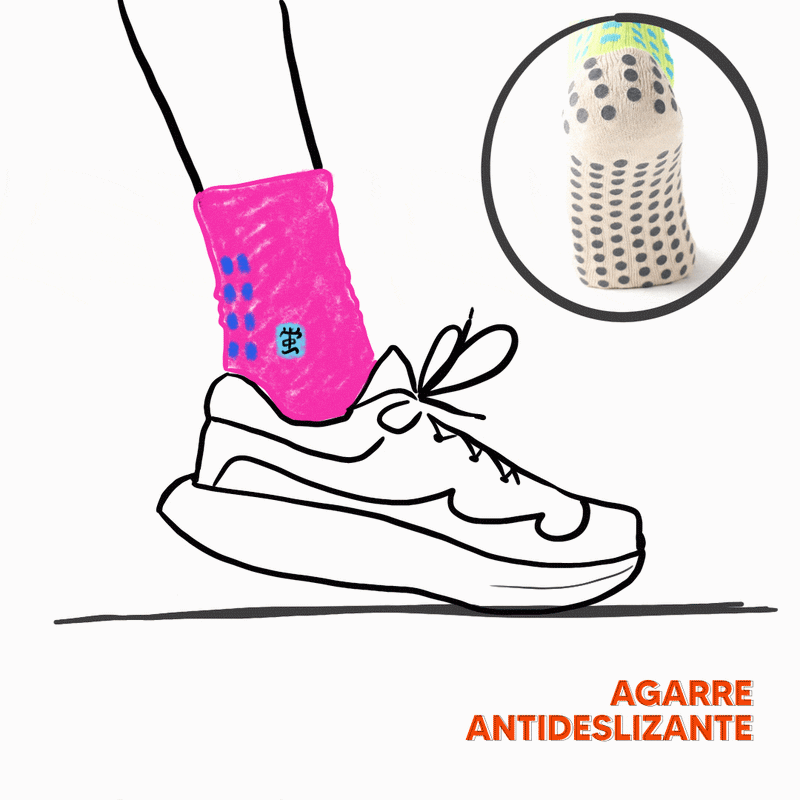Calcetines deportivos anti deslizantes futbol tipo trusox Ankle unisex
