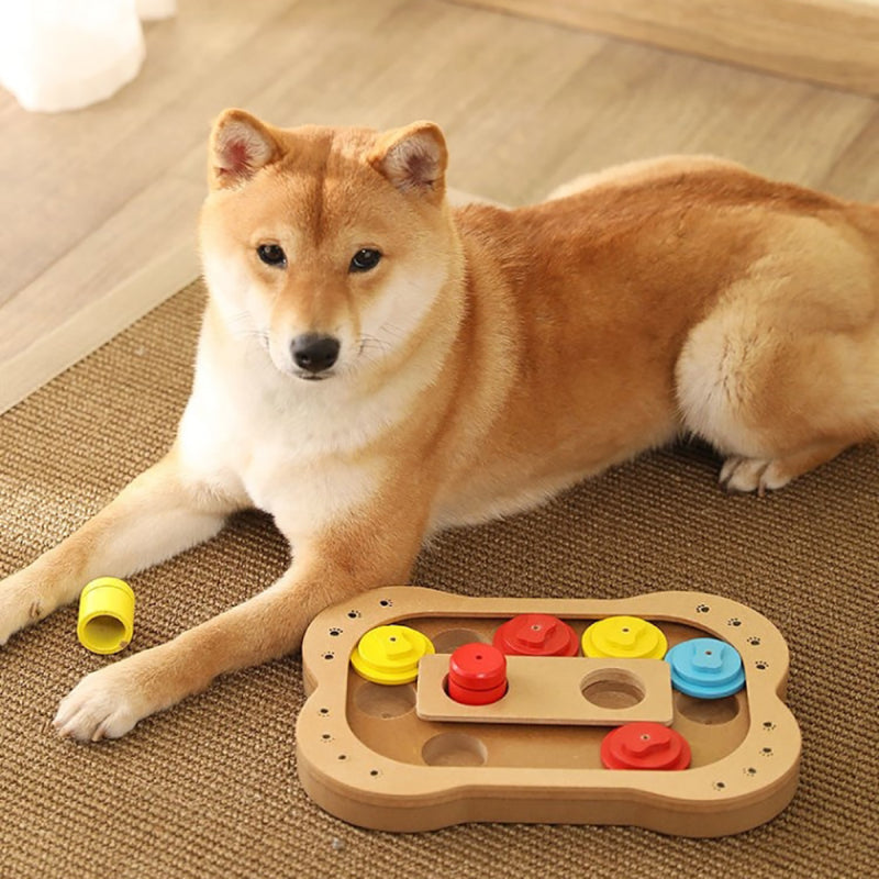Juguete Para Perros Hueso Rompecabezas Interactivo Iq Dog