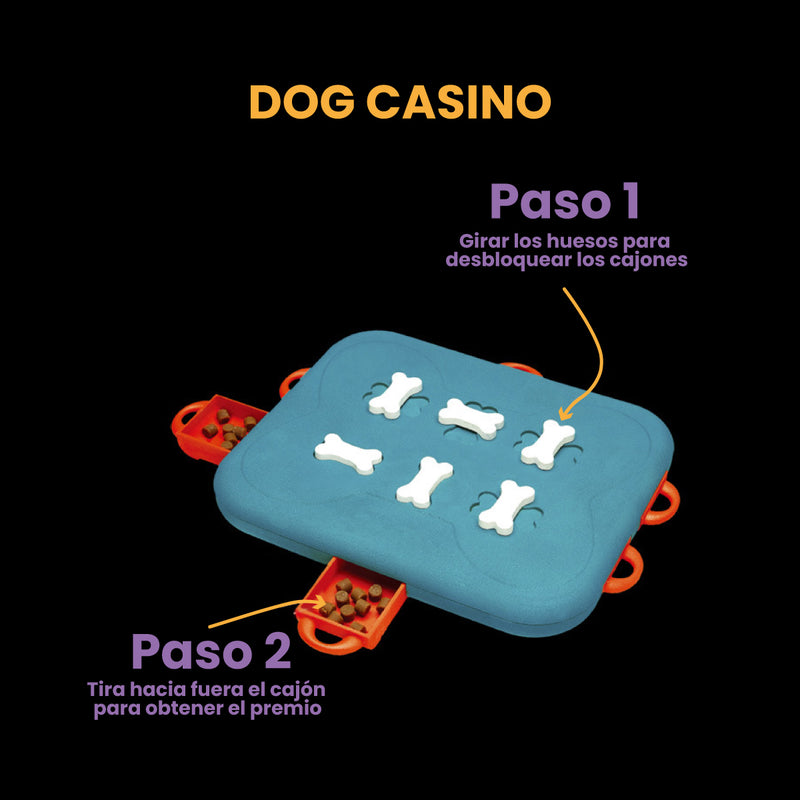 Juguete interactivo para perros Casino de Nina Ottosson - Barkcelona